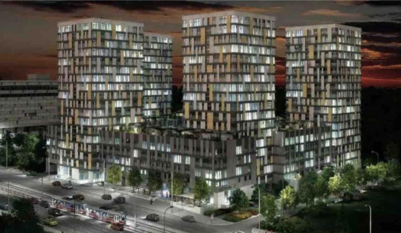 Residence Garden Tower S Balkonem, Garaz Praha Bagian luar foto