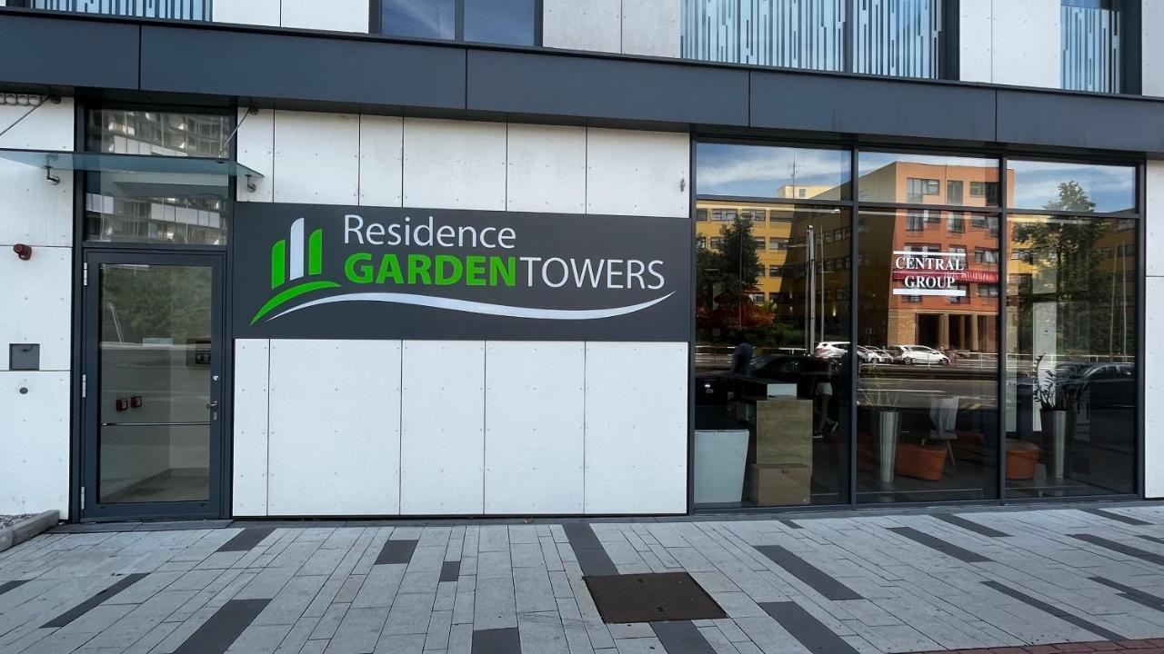 Residence Garden Tower S Balkonem, Garaz Praha Bagian luar foto